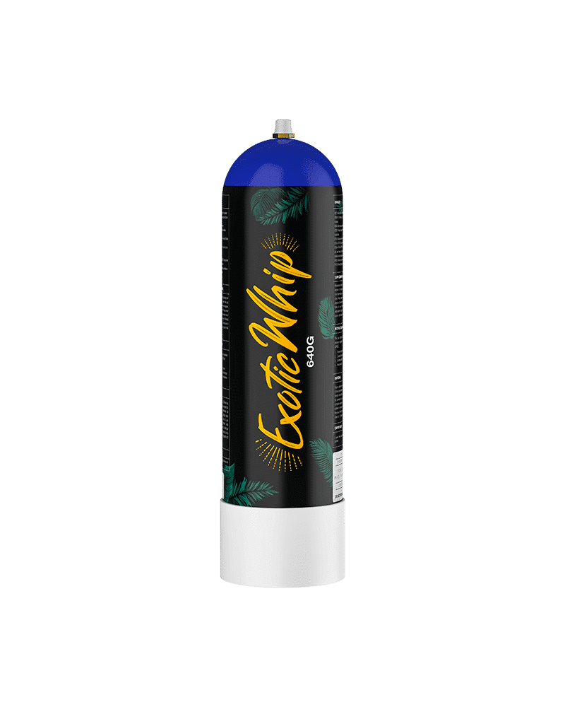 Exotic Whip Cream Charger 640 Gram Cylinder with N2O Nitrous Oxide