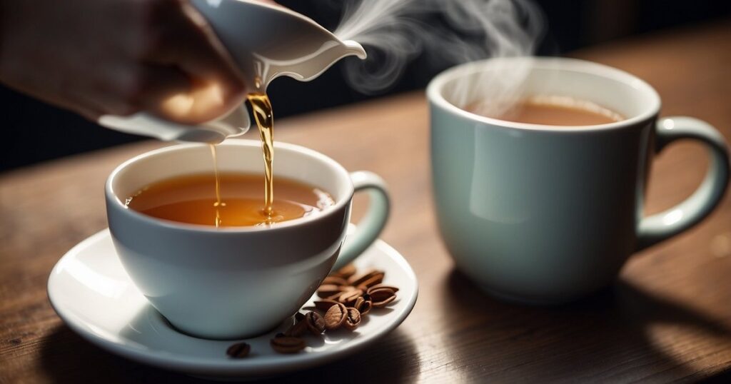 Assembler et servir votre mousse de thé Chai