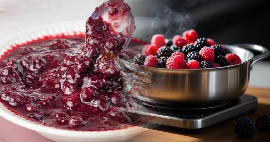 Ingredients and Preparation - Nitrous Infused Berry Compote Recipe