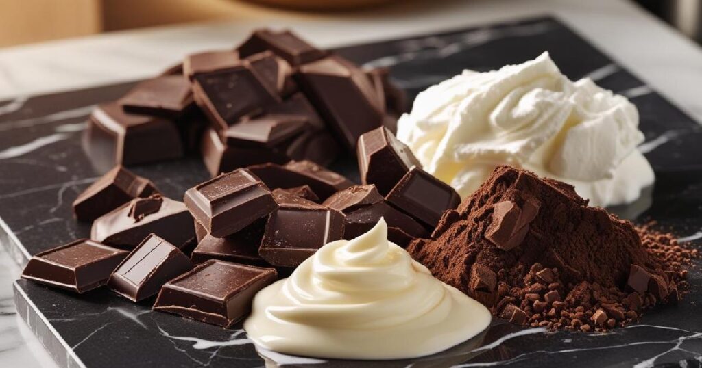 Key Ingredients for Whipped Chocolate Sauce