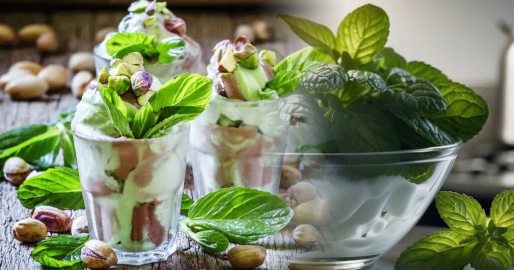 Preparation and Ingredients - Nitro Mint Ice Cream Recipe