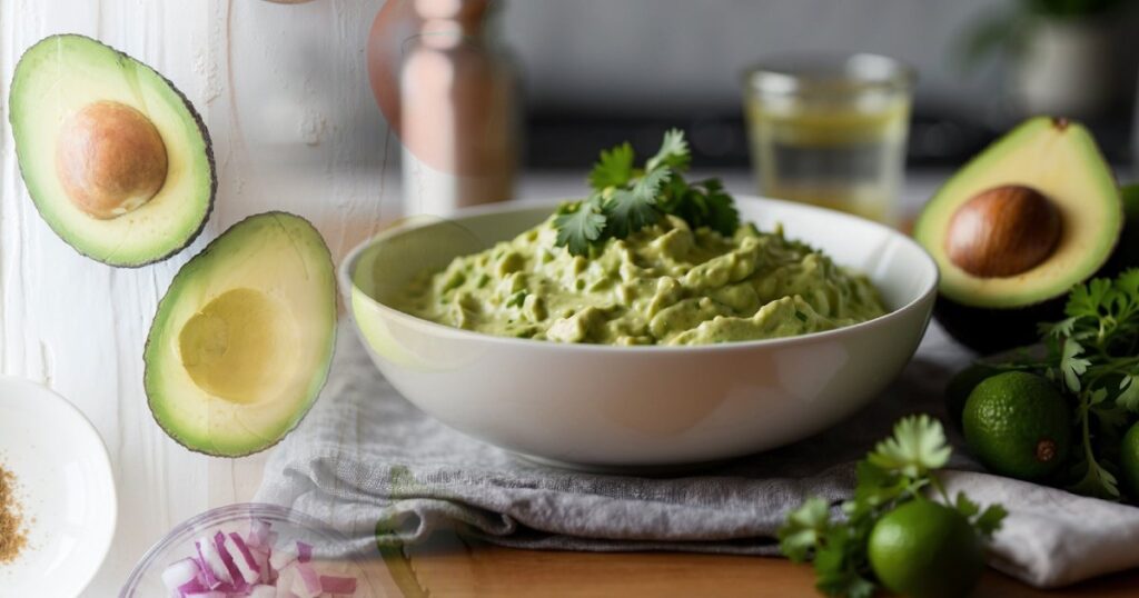 Essential Ingredients and Preparation- Whipped Guacamole